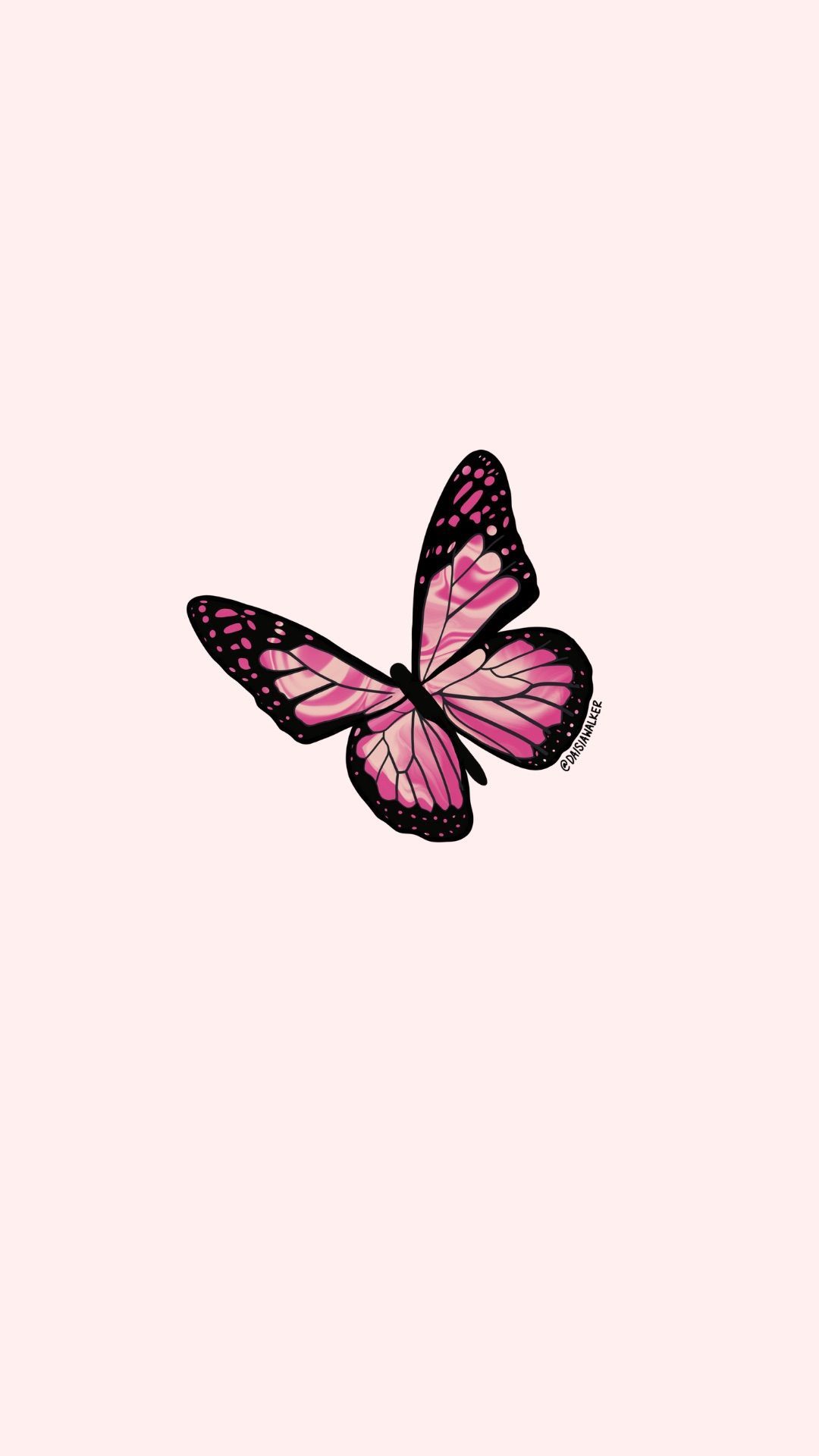 Pink Butterfly Phone Wallpapers