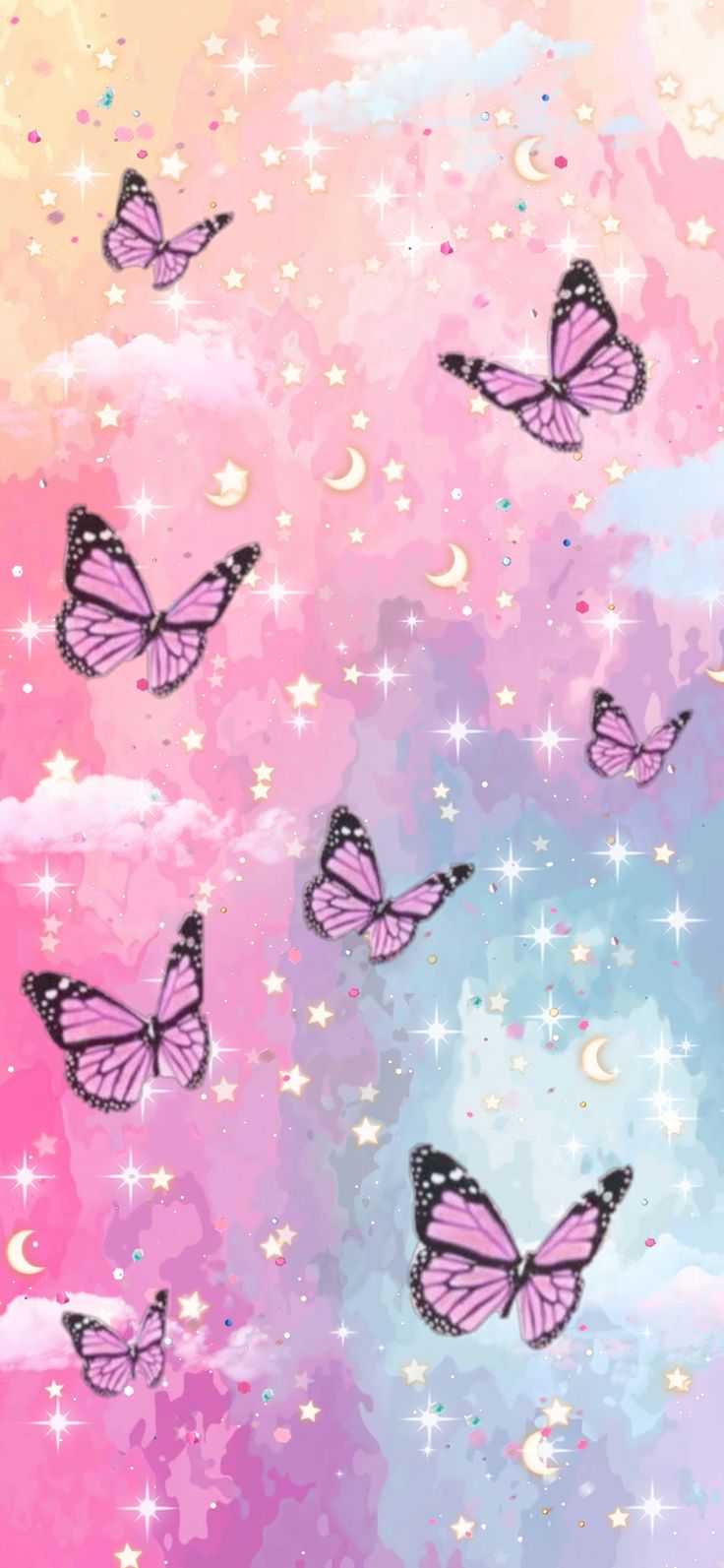 Pink Butterfly Phone Wallpapers