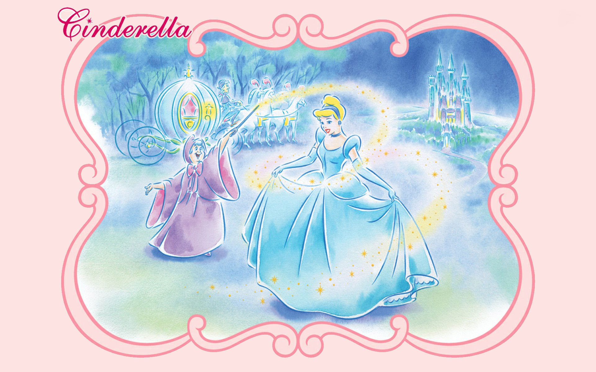 Pink Cinderella Wallpapers