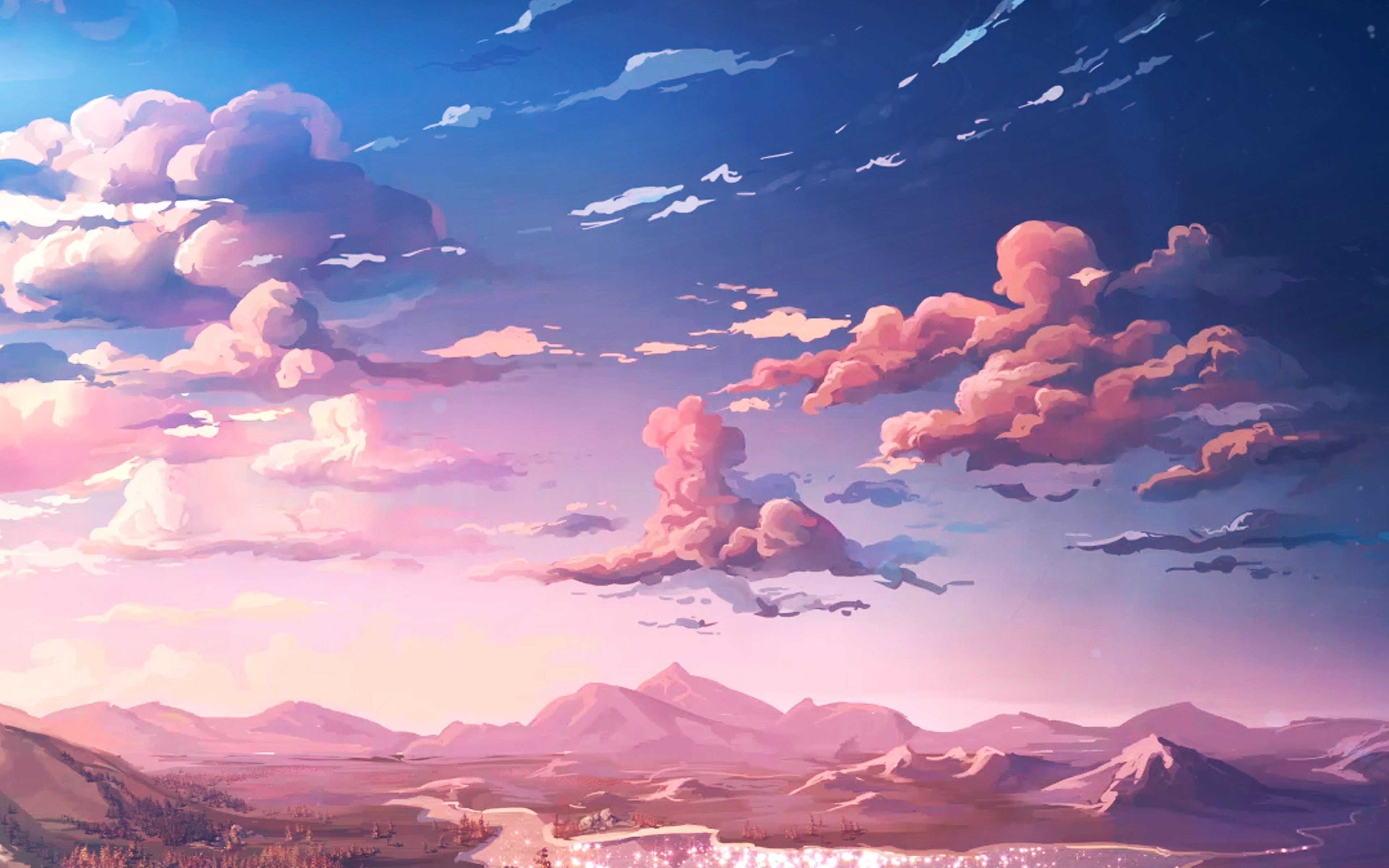 Pink Cloud Amazing Artistic Landscape Wallpapers