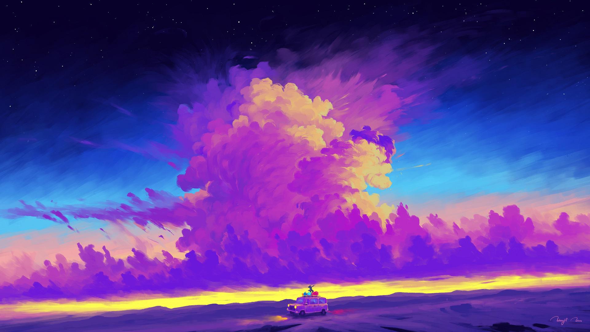 Pink Cloud Amazing Artistic Landscape Wallpapers