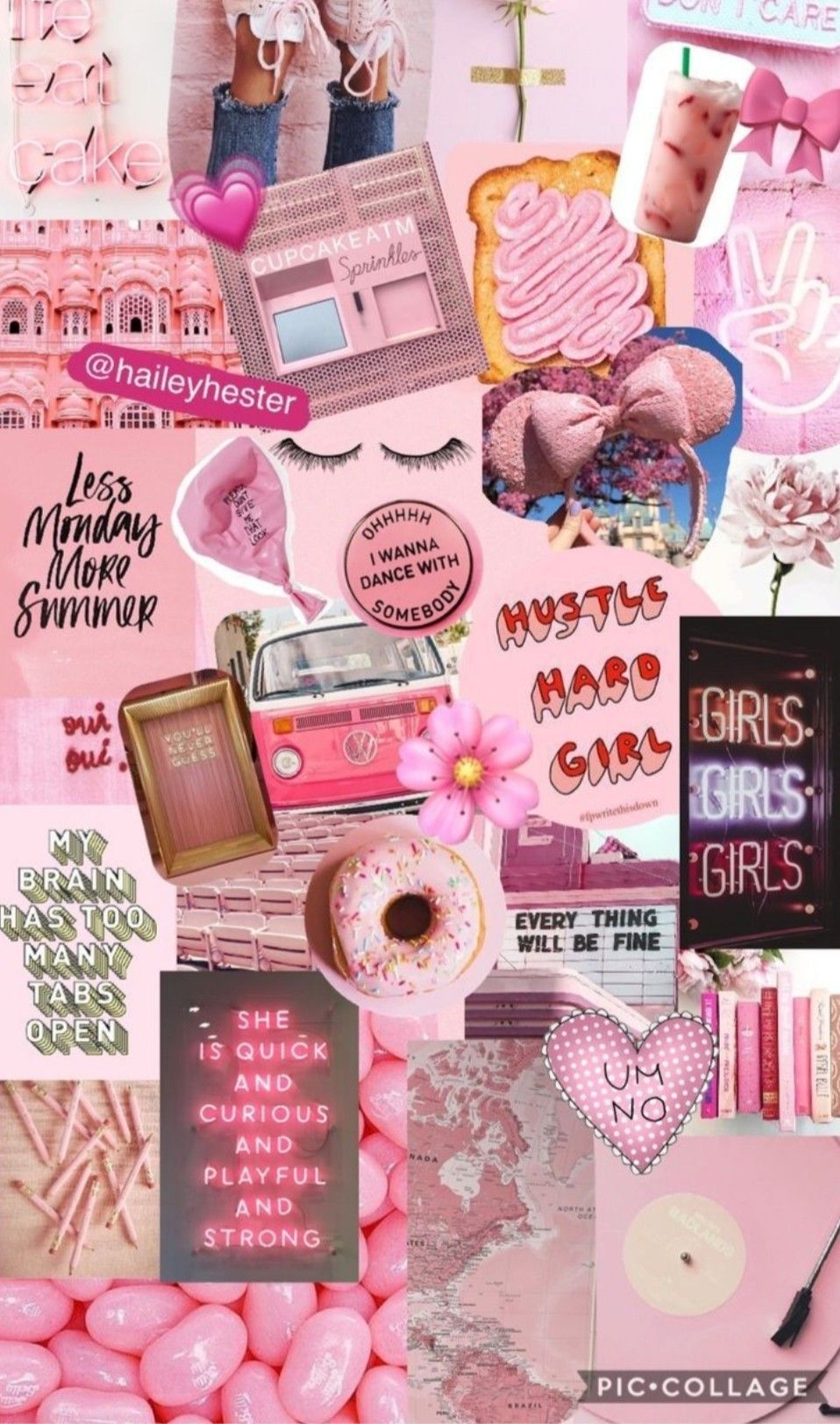 Pink Collage Wallpapers