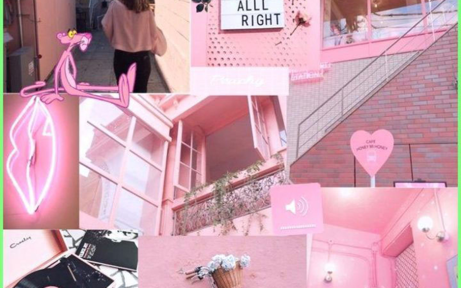 Pink Collage Wallpapers