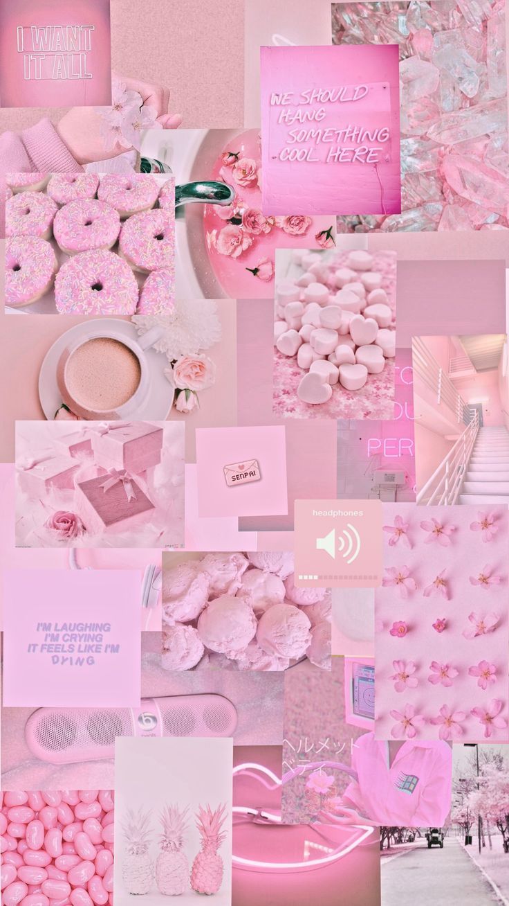 Pink Collage Wallpapers