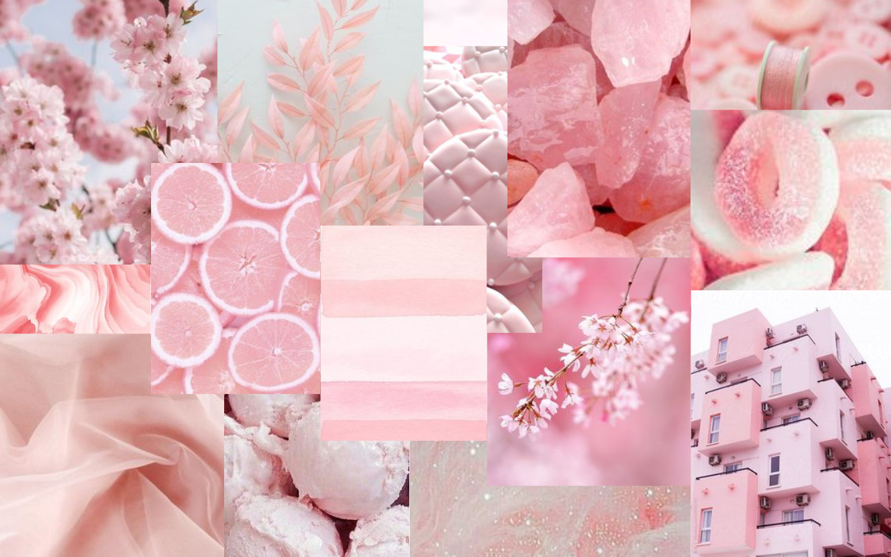 Pink Collage Wallpapers