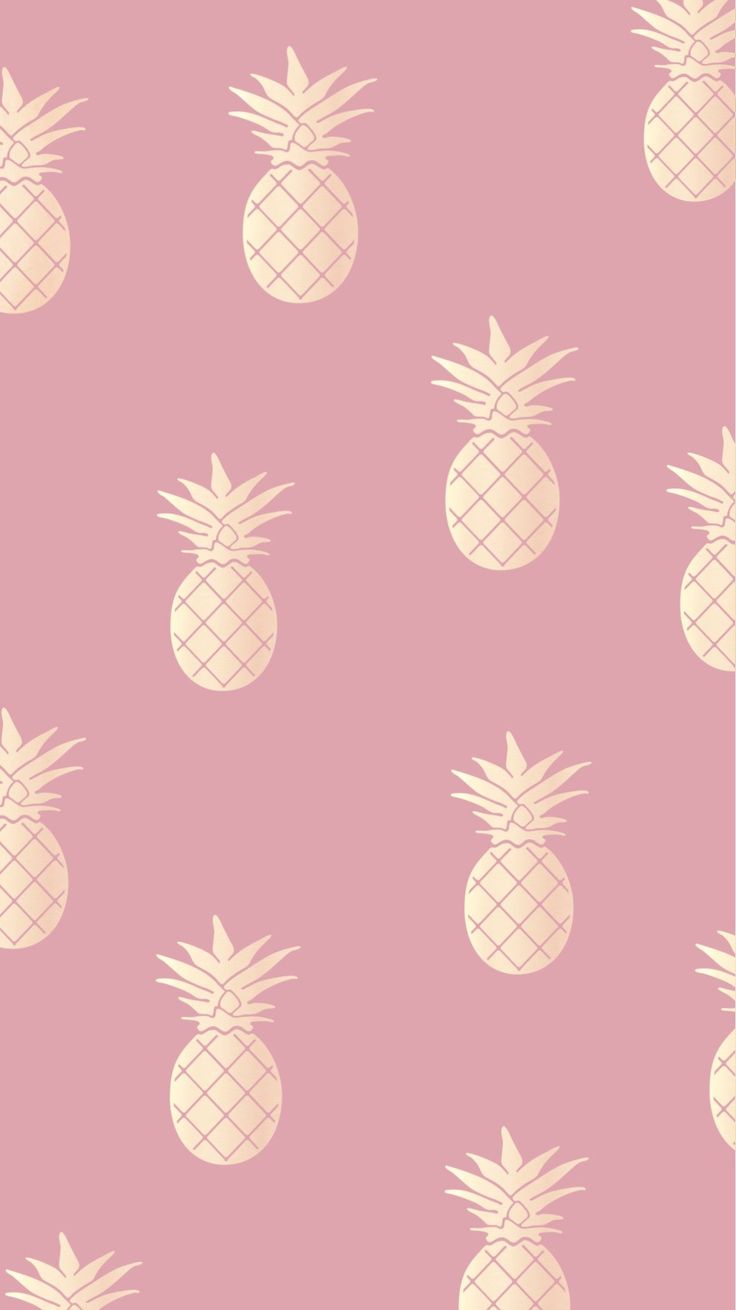 Pink Cute Pineapple Iphone Wallpapers