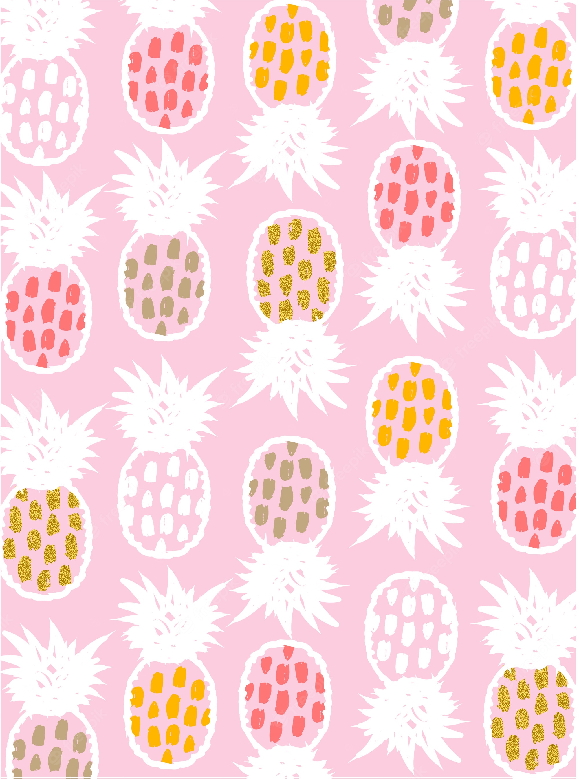 Pink Cute Pineapple Iphone Wallpapers