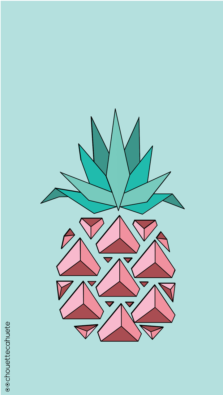 Pink Cute Pineapple Iphone Wallpapers