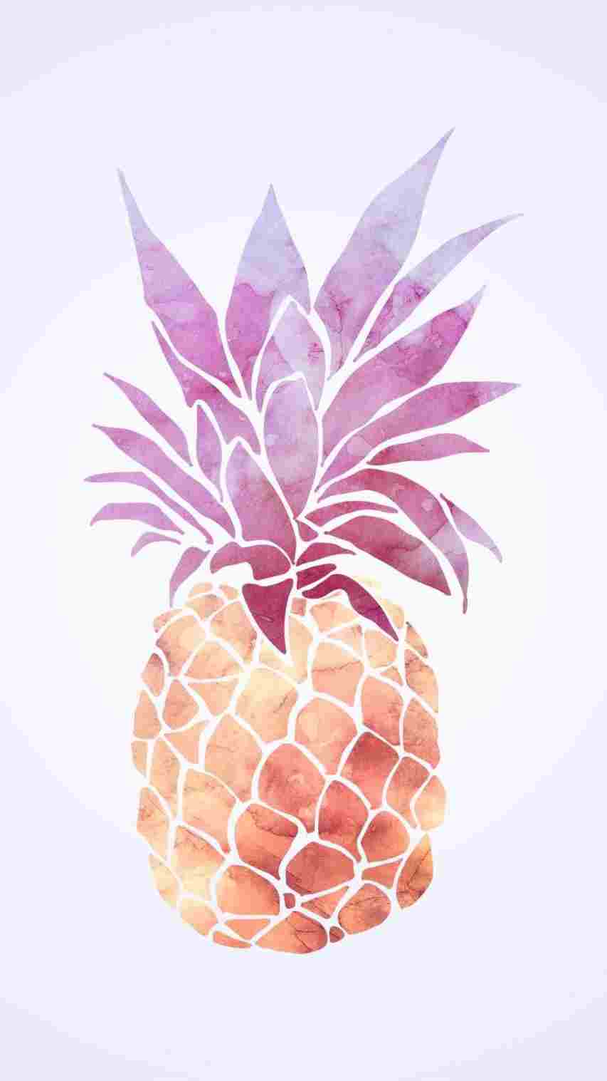 Pink Cute Pineapple Iphone Wallpapers