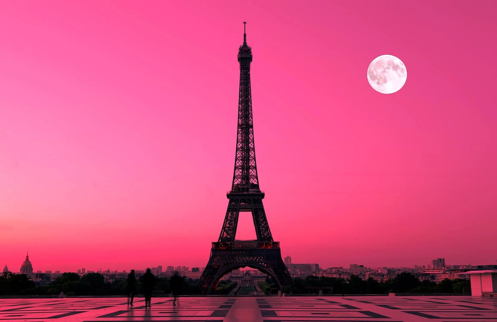 Pink Eiffel Tower Wallpapers