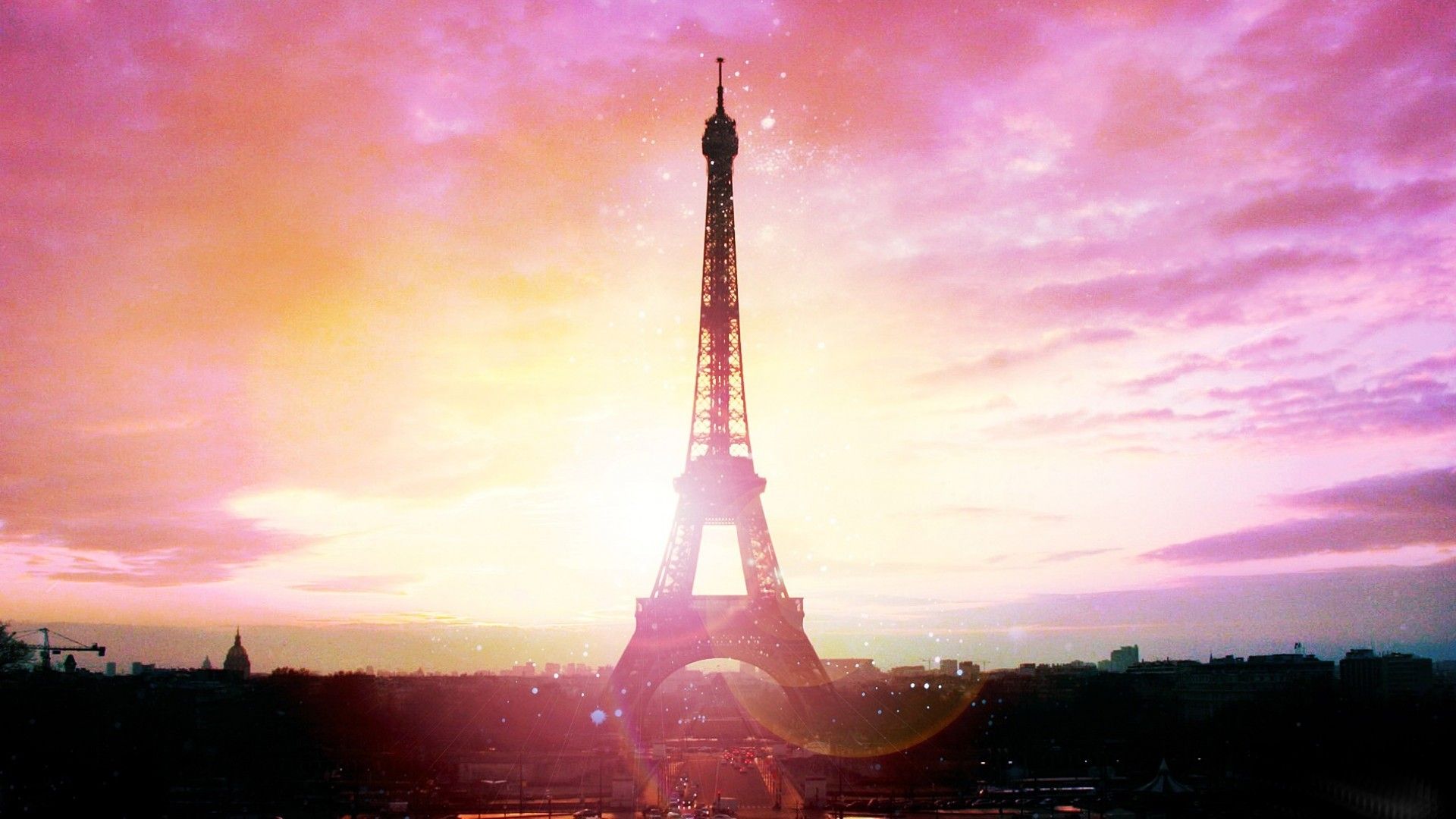 Pink Eiffel Tower Wallpapers