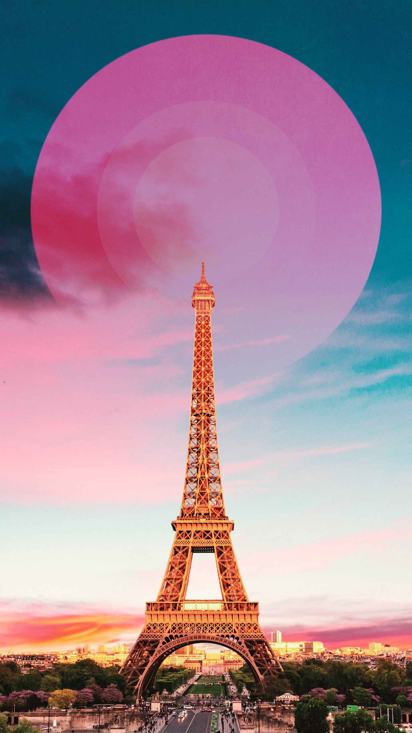 Pink Eiffel Tower Wallpapers