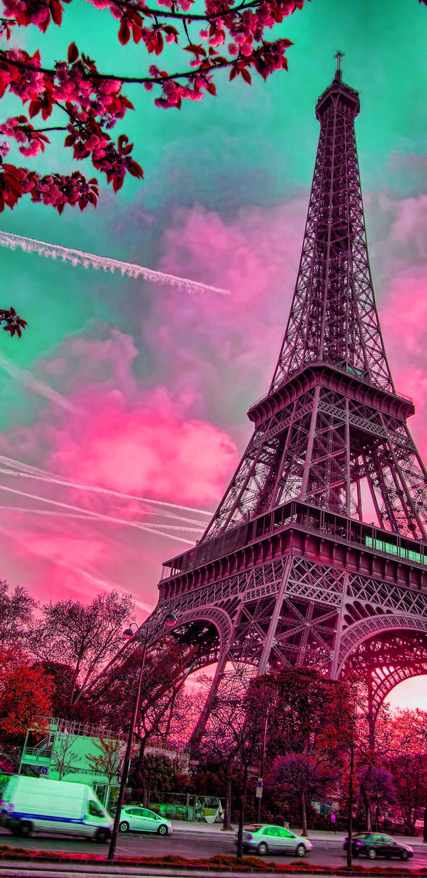 Pink Eiffel Tower Wallpapers