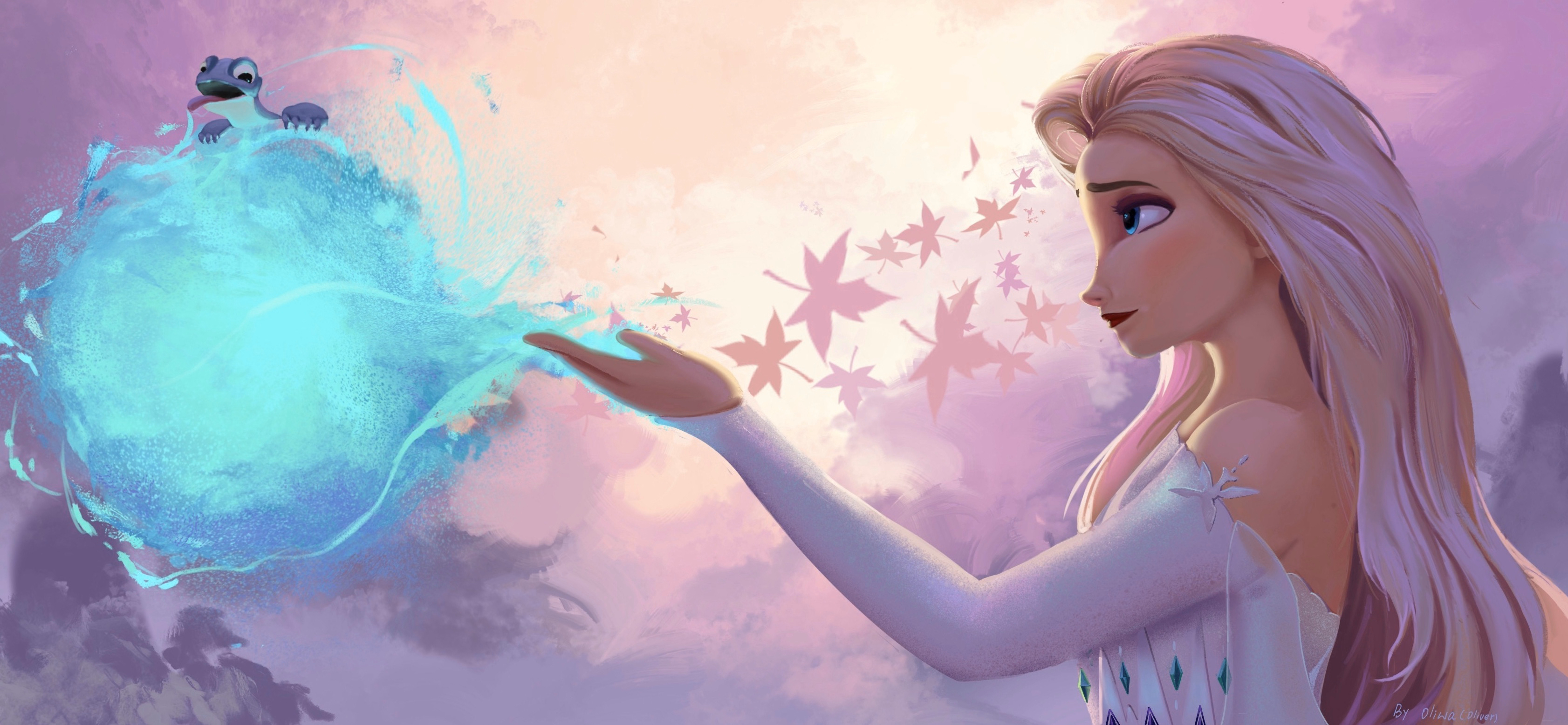 Pink Elsa Frozen Wallpapers