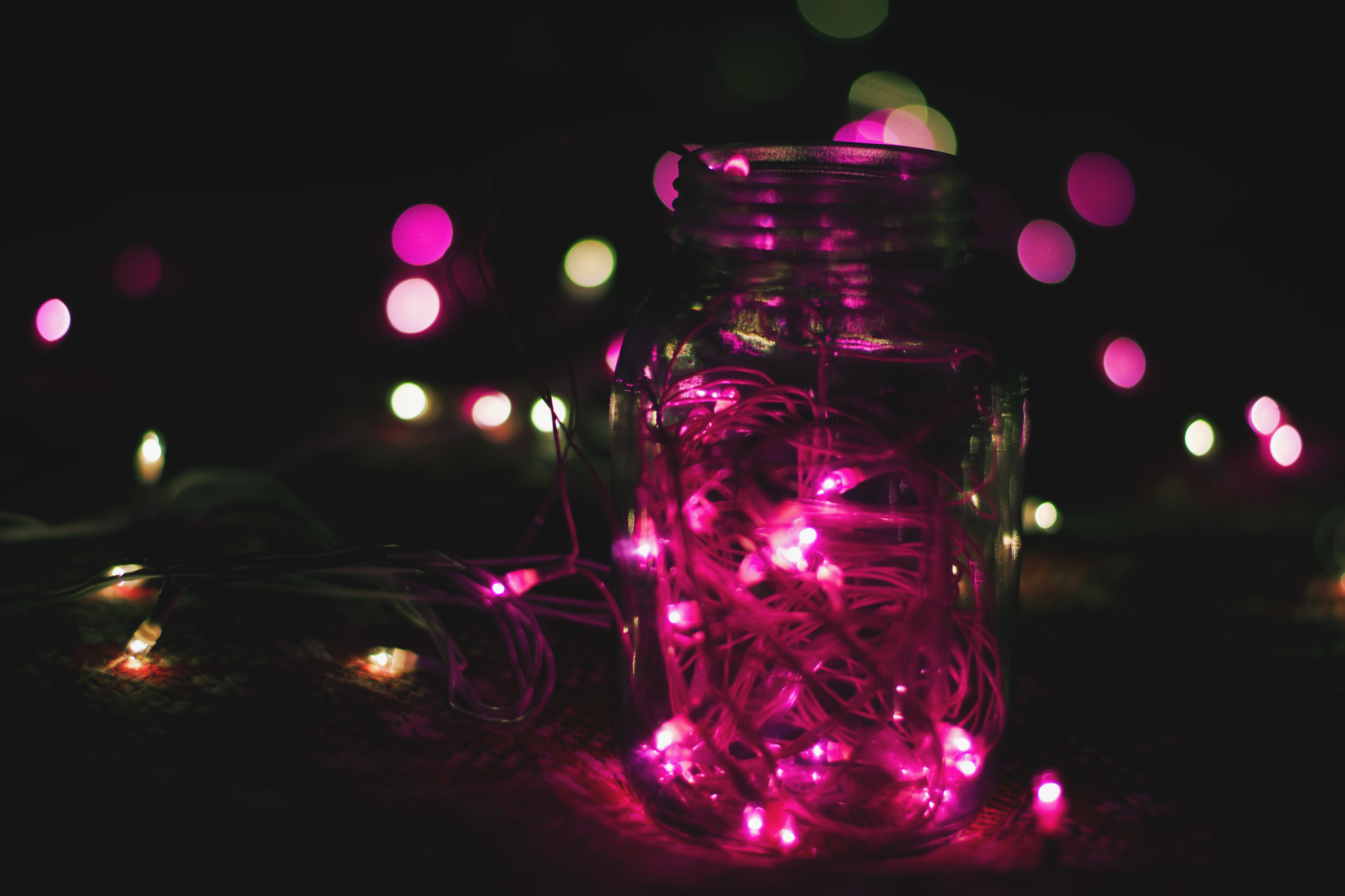 Pink Fairy Lights Wallpapers