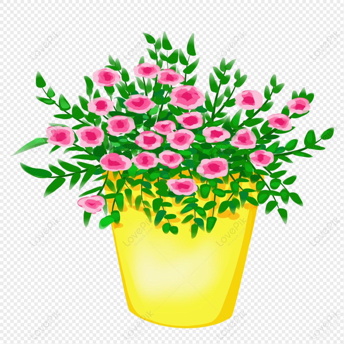 Pink Flower Cartoon Wallpapers