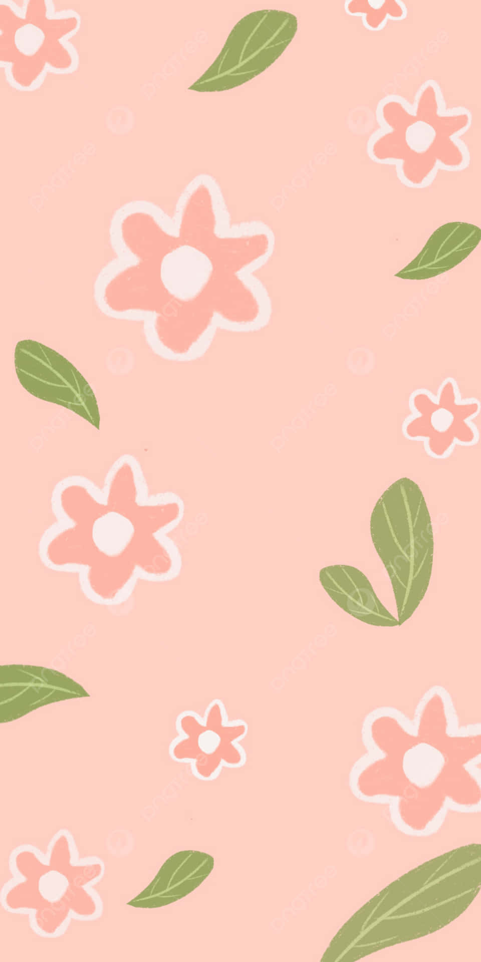 Pink Flower Cartoon Wallpapers