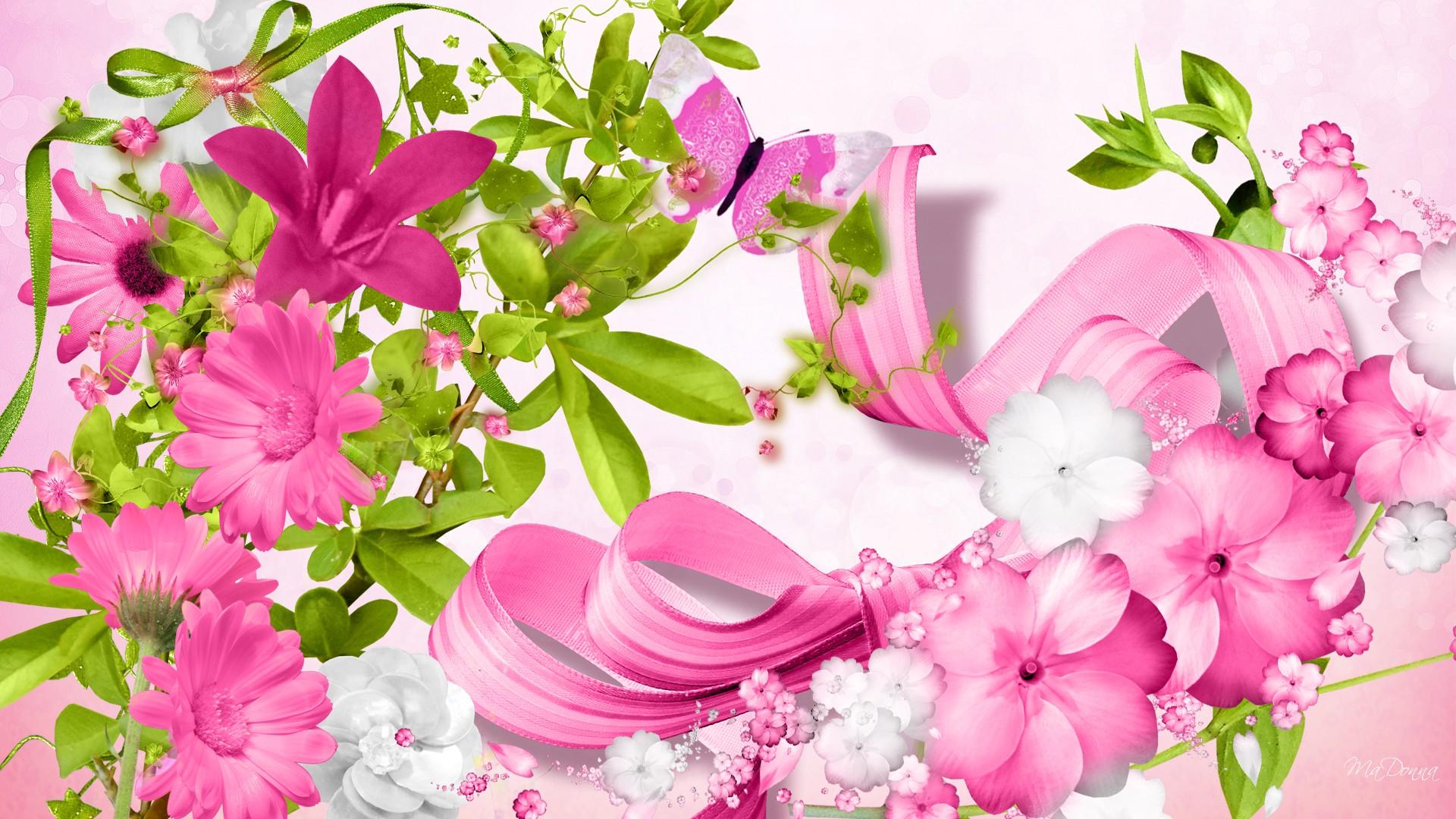 Pink Flowers Hd Wallpapers