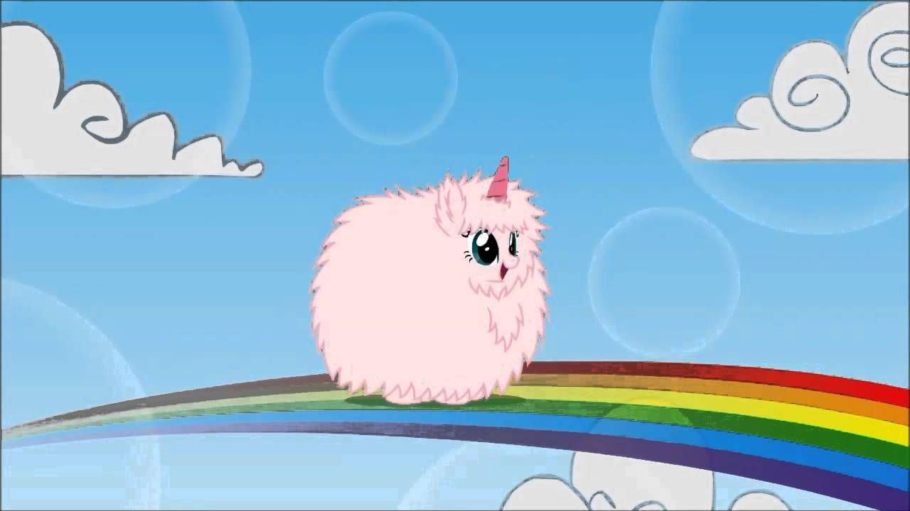 Pink Fluffy Unicorn Wallpapers