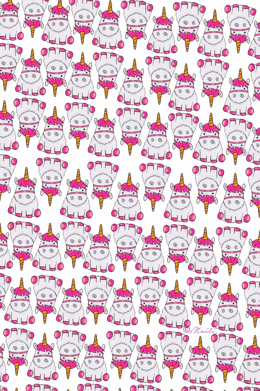 Pink Fluffy Unicorn Wallpapers