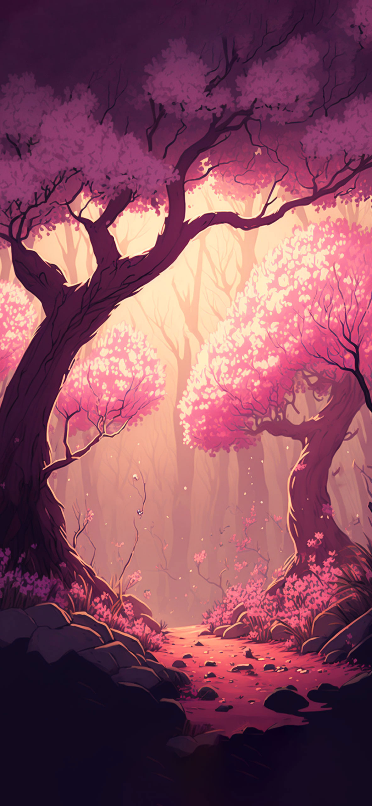 Pink Forest Wallpapers