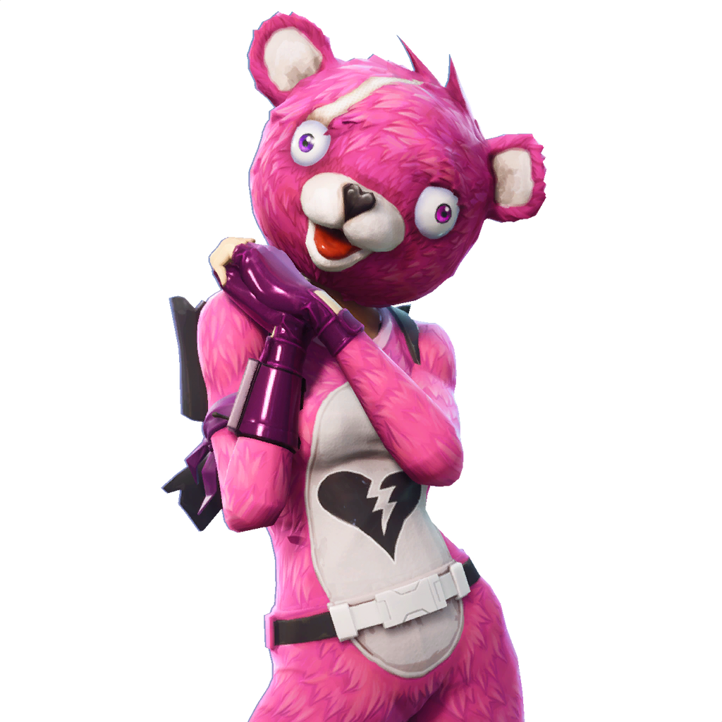 Pink Fortnite Bear Wallpapers