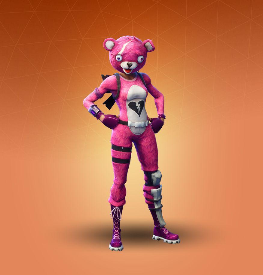 Pink Fortnite Bear Wallpapers