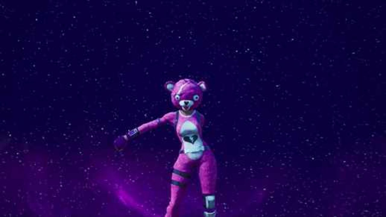 Pink Fortnite Bear Wallpapers