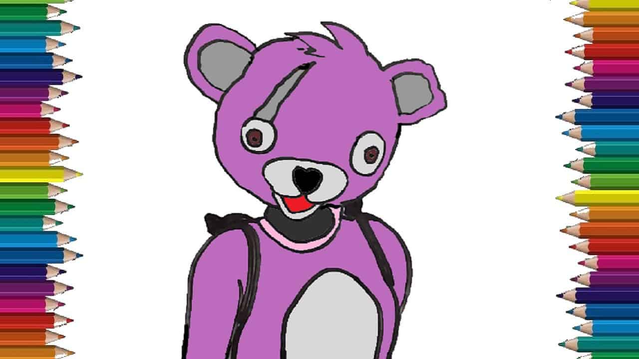 Pink Fortnite Bear Wallpapers