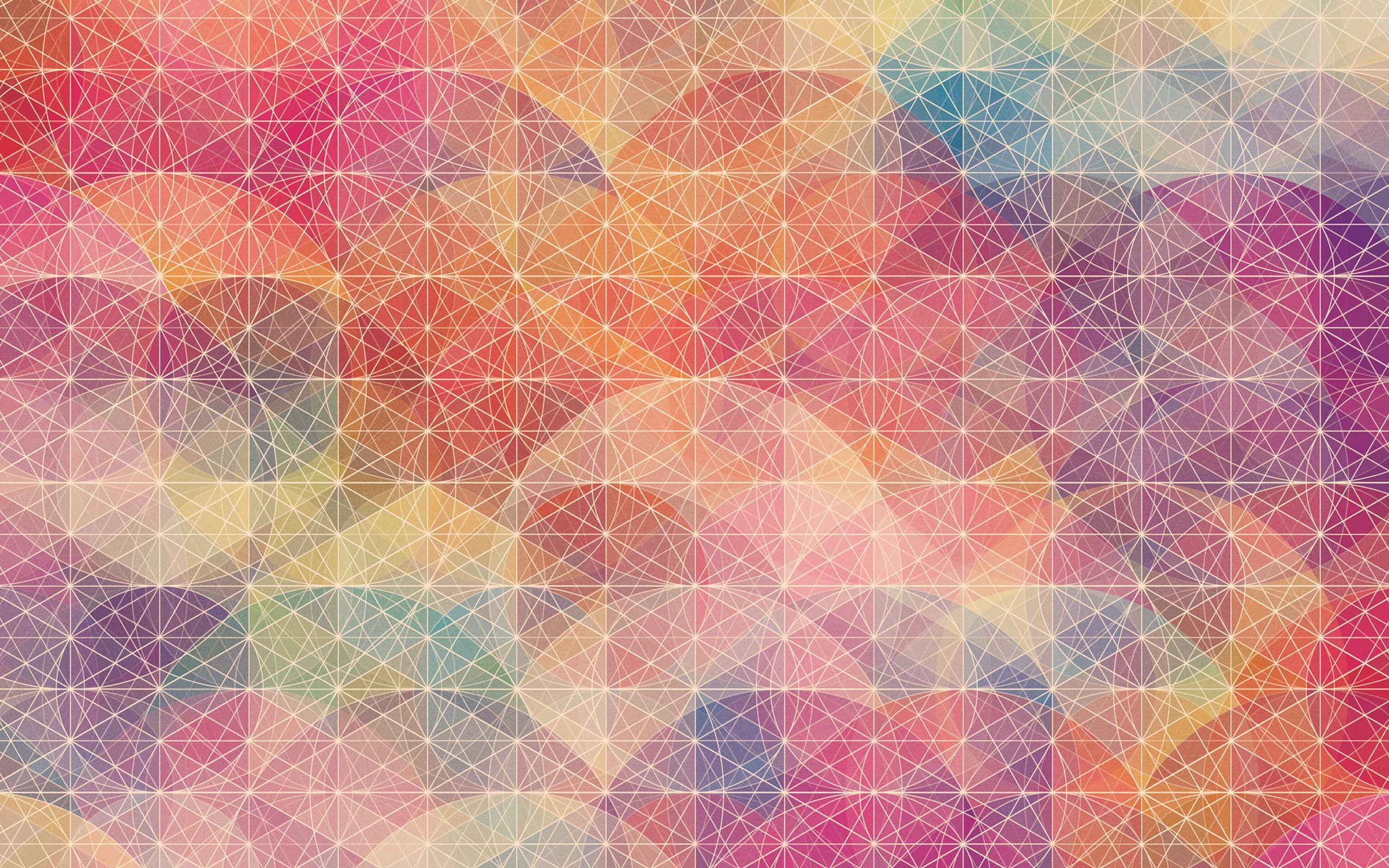 Pink Geometric Desktop Wallpapers