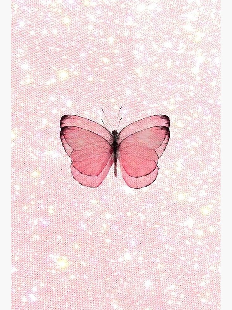 Pink Glitter Butterfly Wallpapers