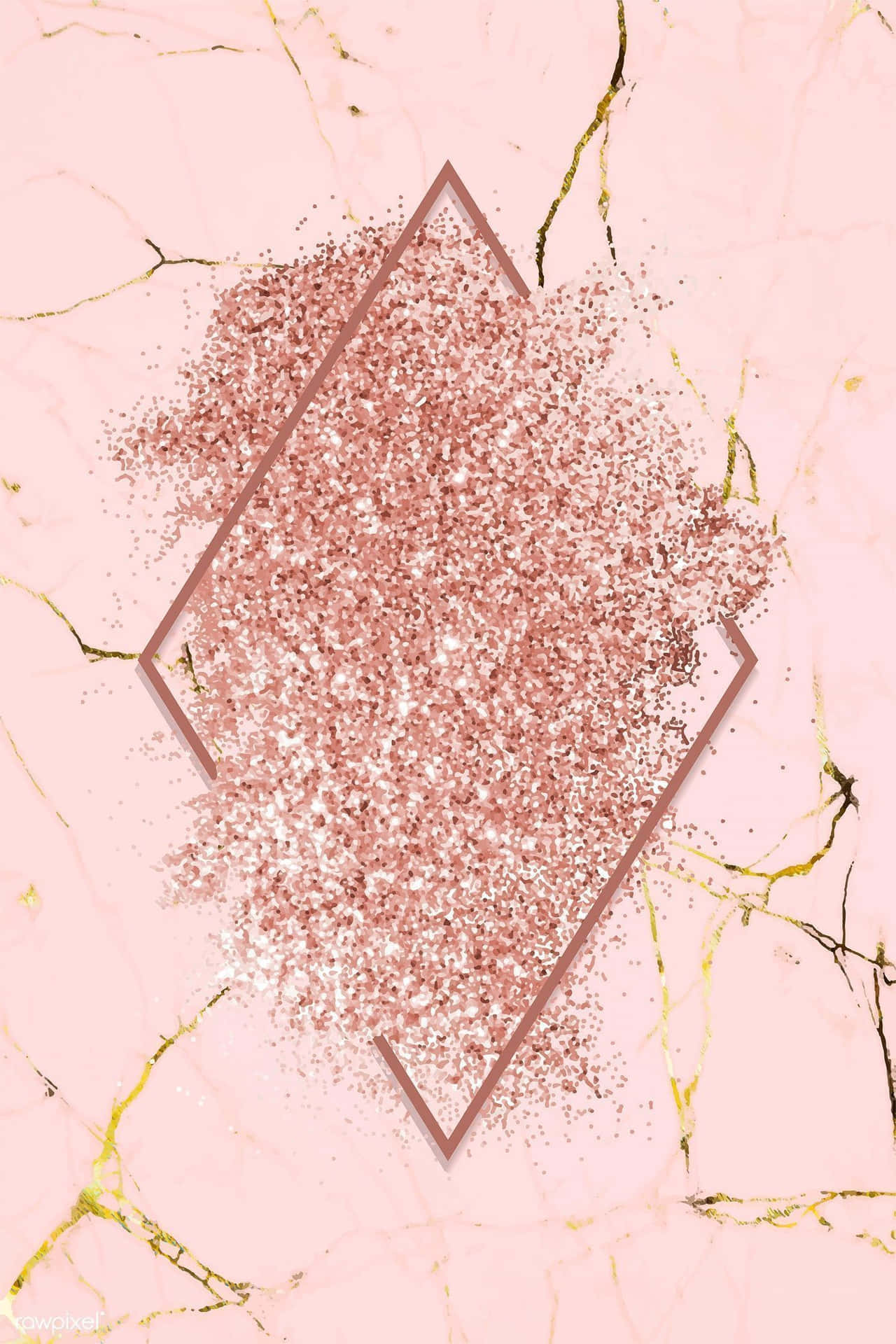 Pink Glitter Marble Wallpapers