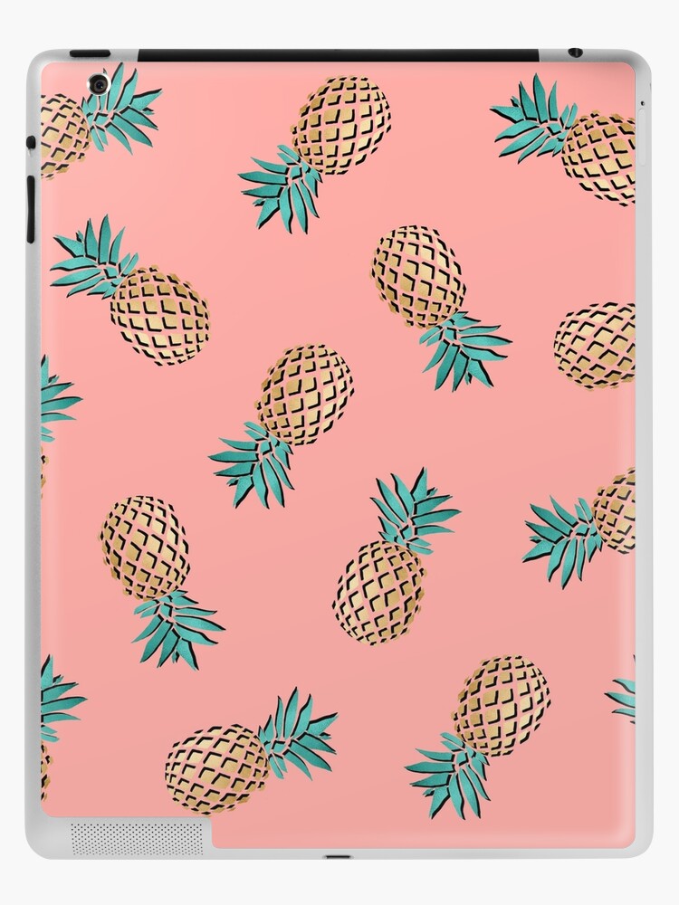 Pink Gold Pineapple Wallpapers