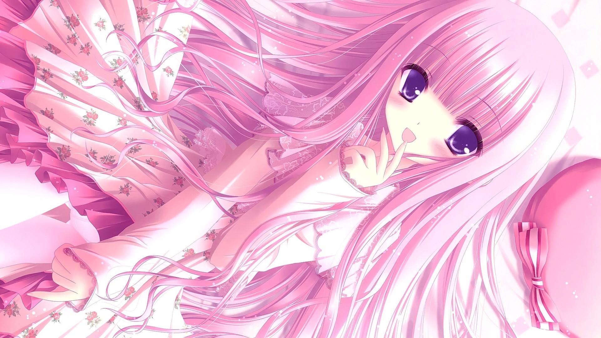 Pink Hair Anime Girl Wallpapers