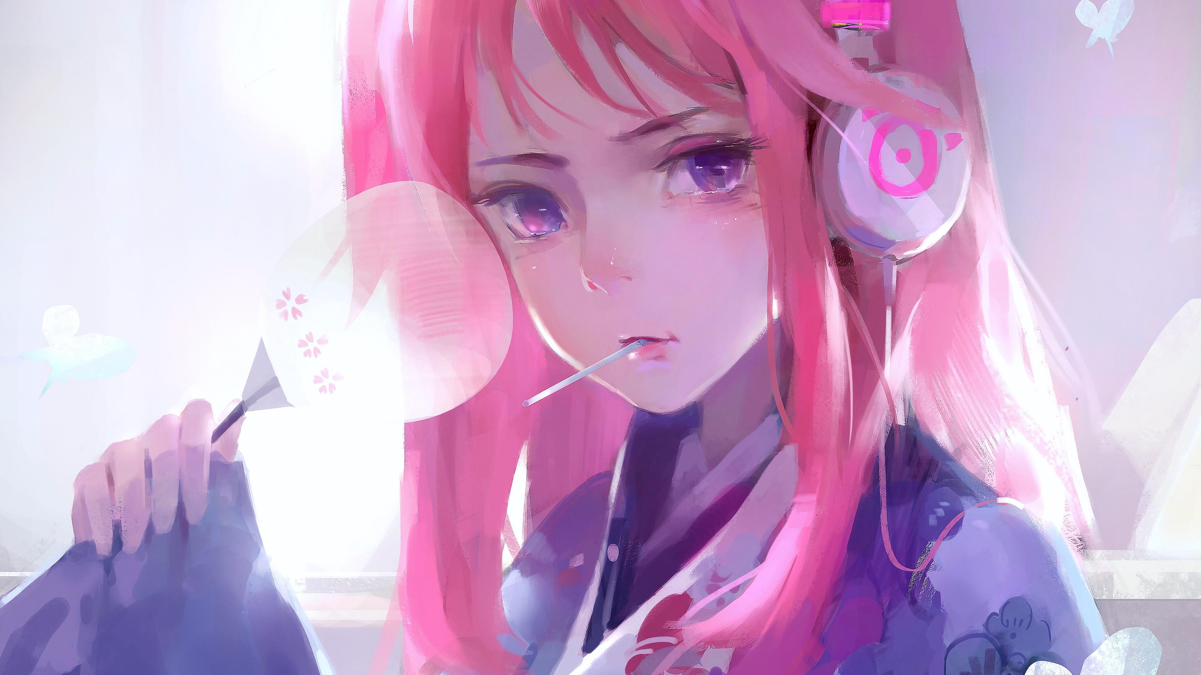 Pink Hair Anime Wallpapers