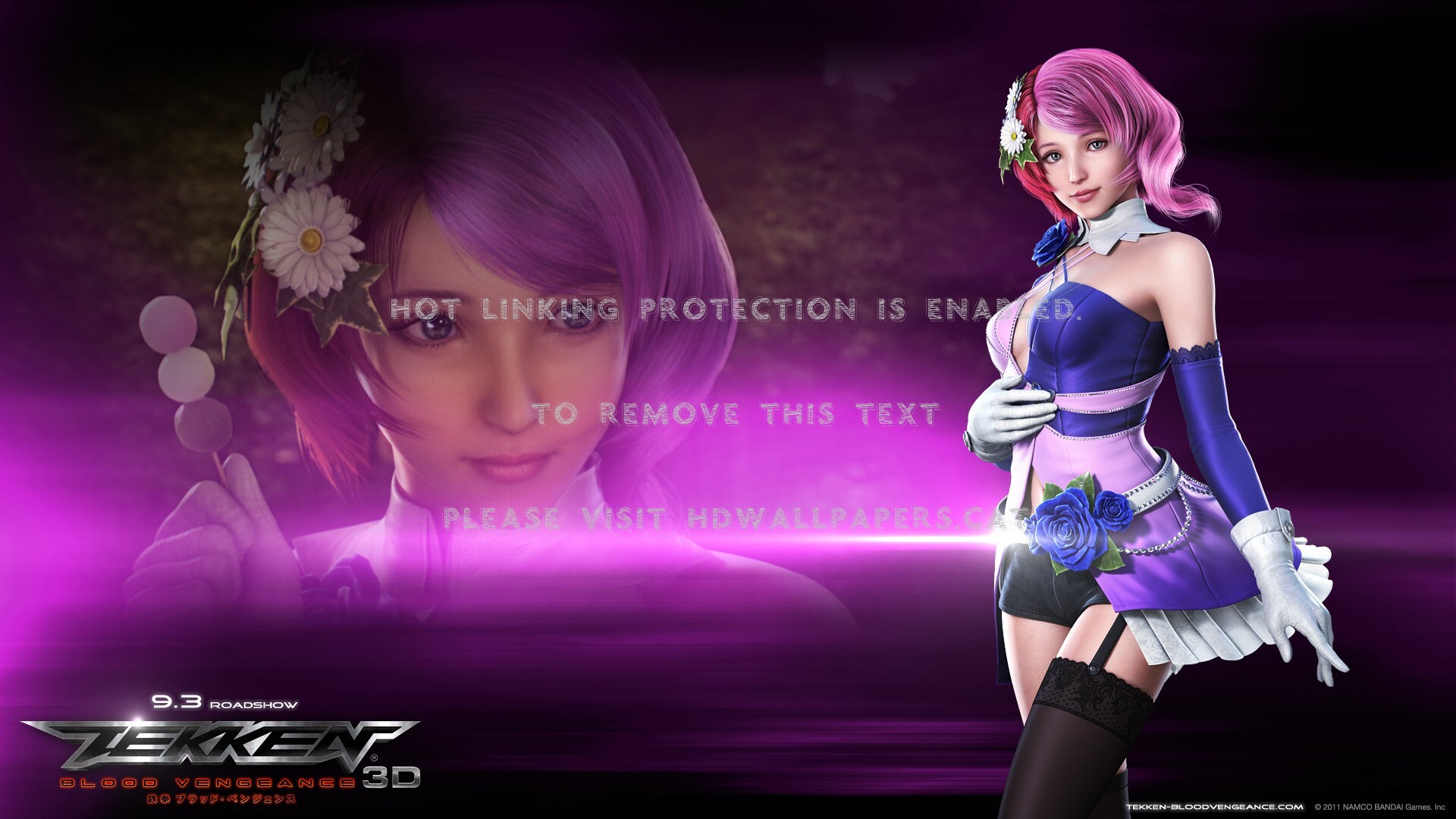 Pink Hair Cyborg Girl Wallpapers