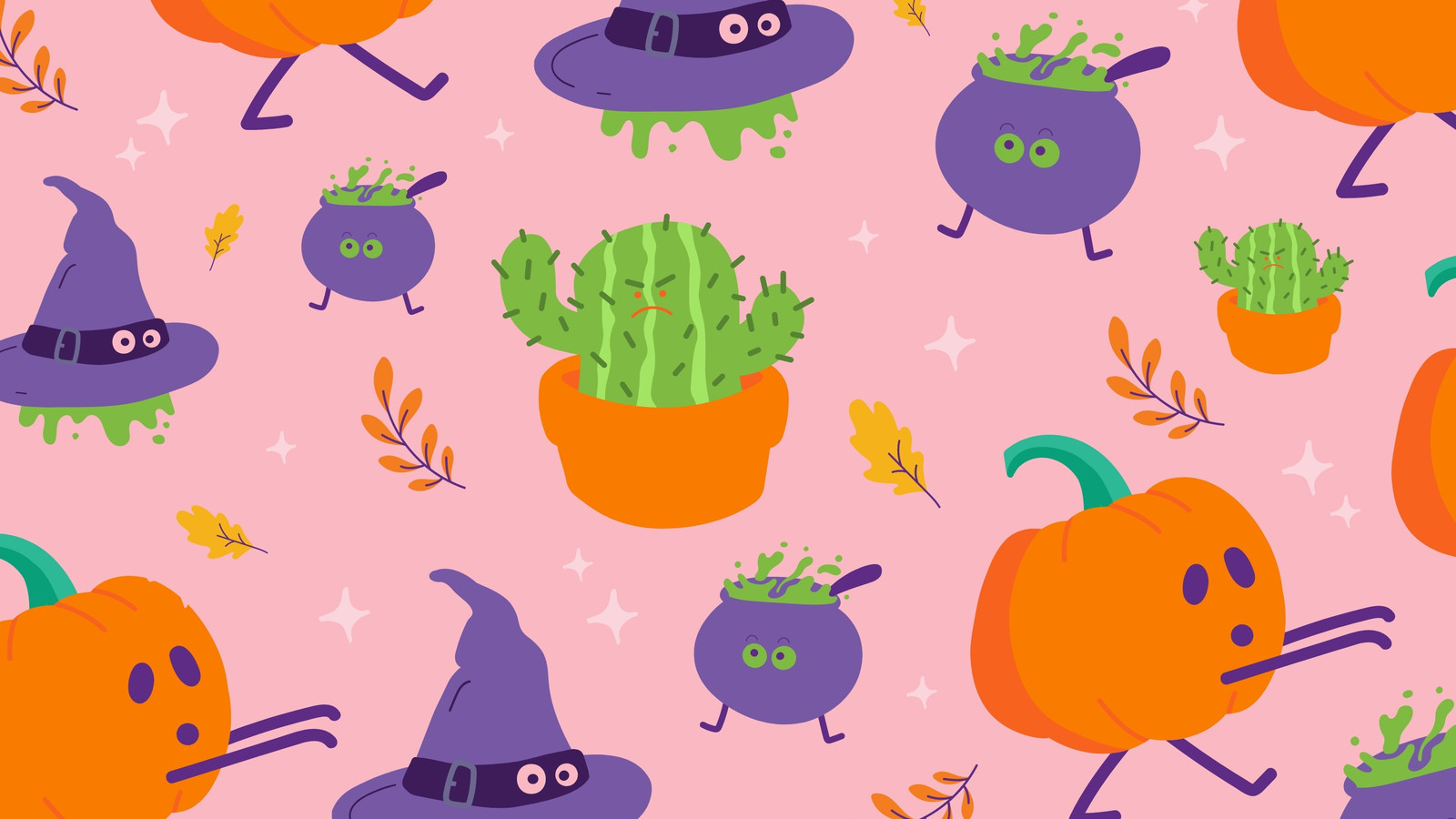 Pink Halloween Wallpapers