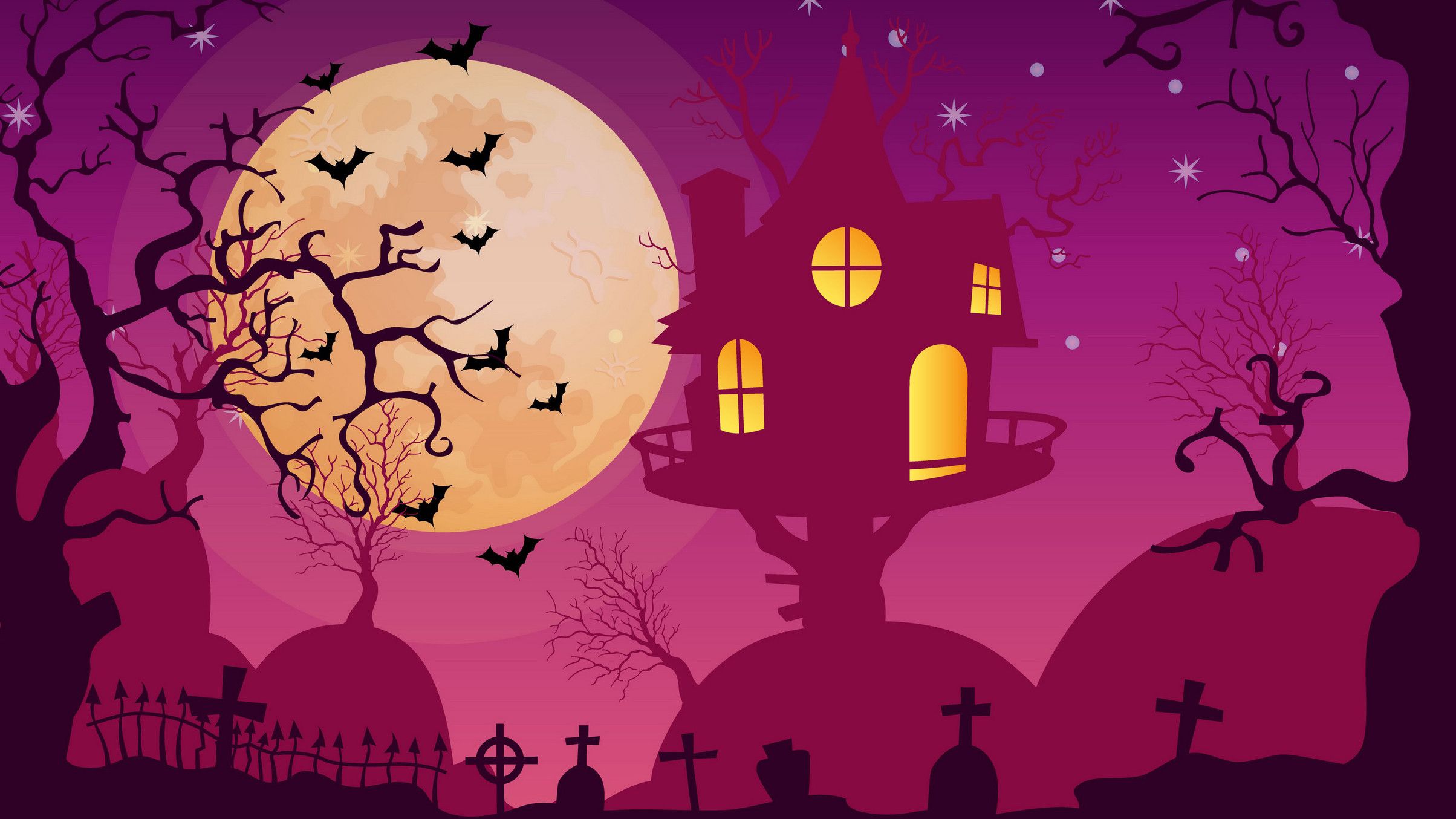 Pink Halloween Wallpapers