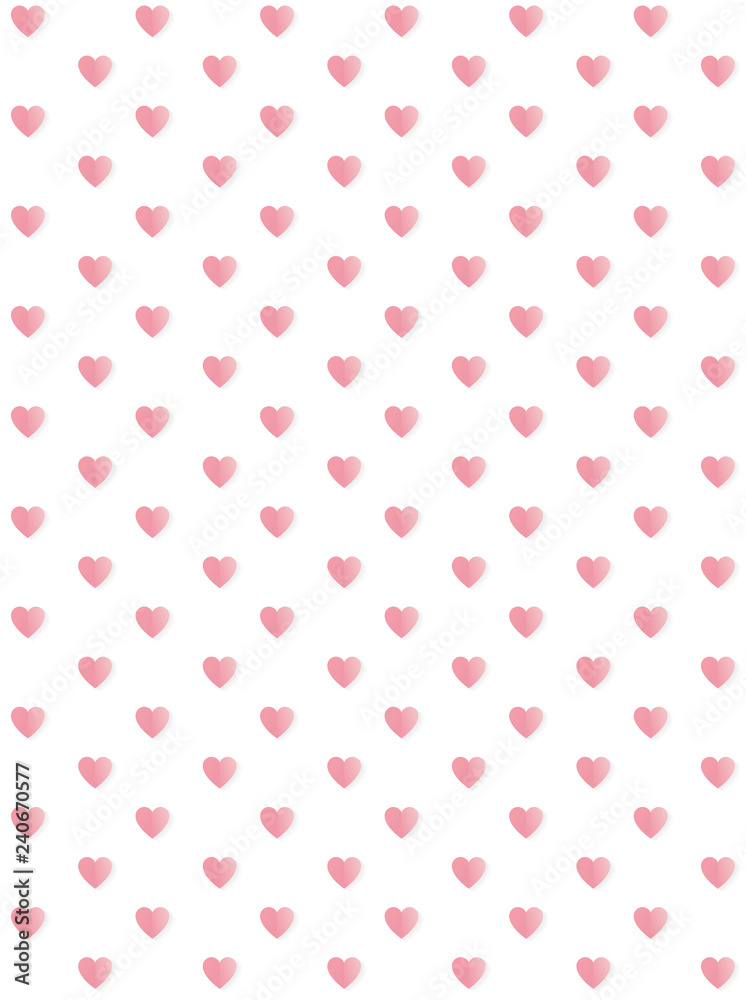 Pink Hearts Background