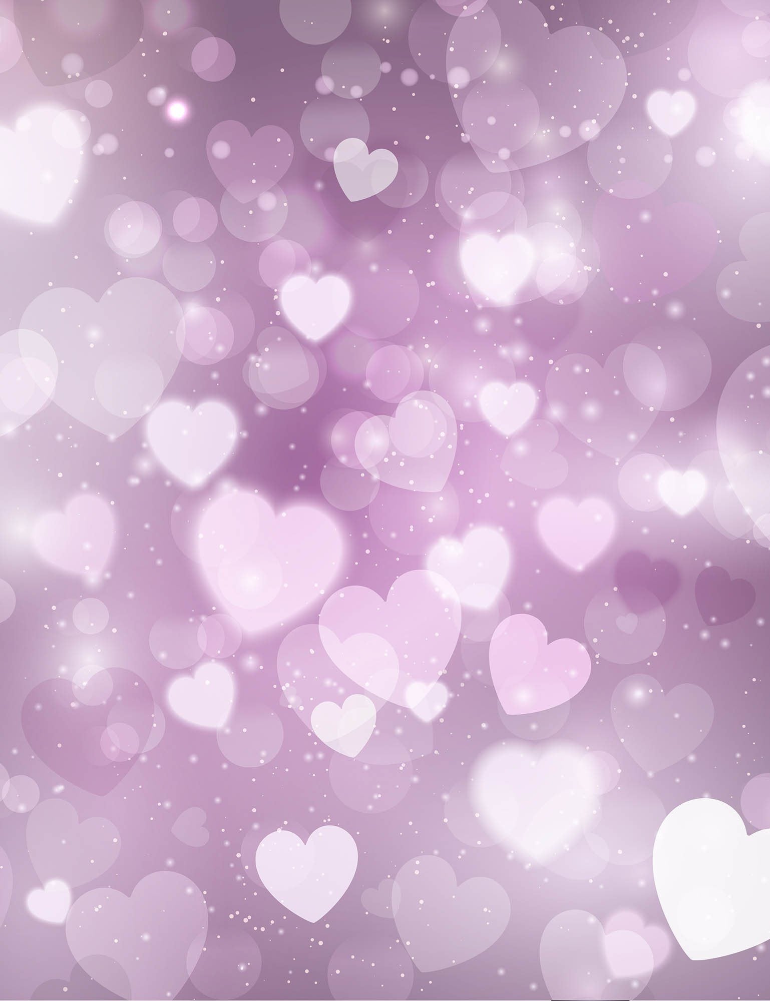 Pink Hearts Background