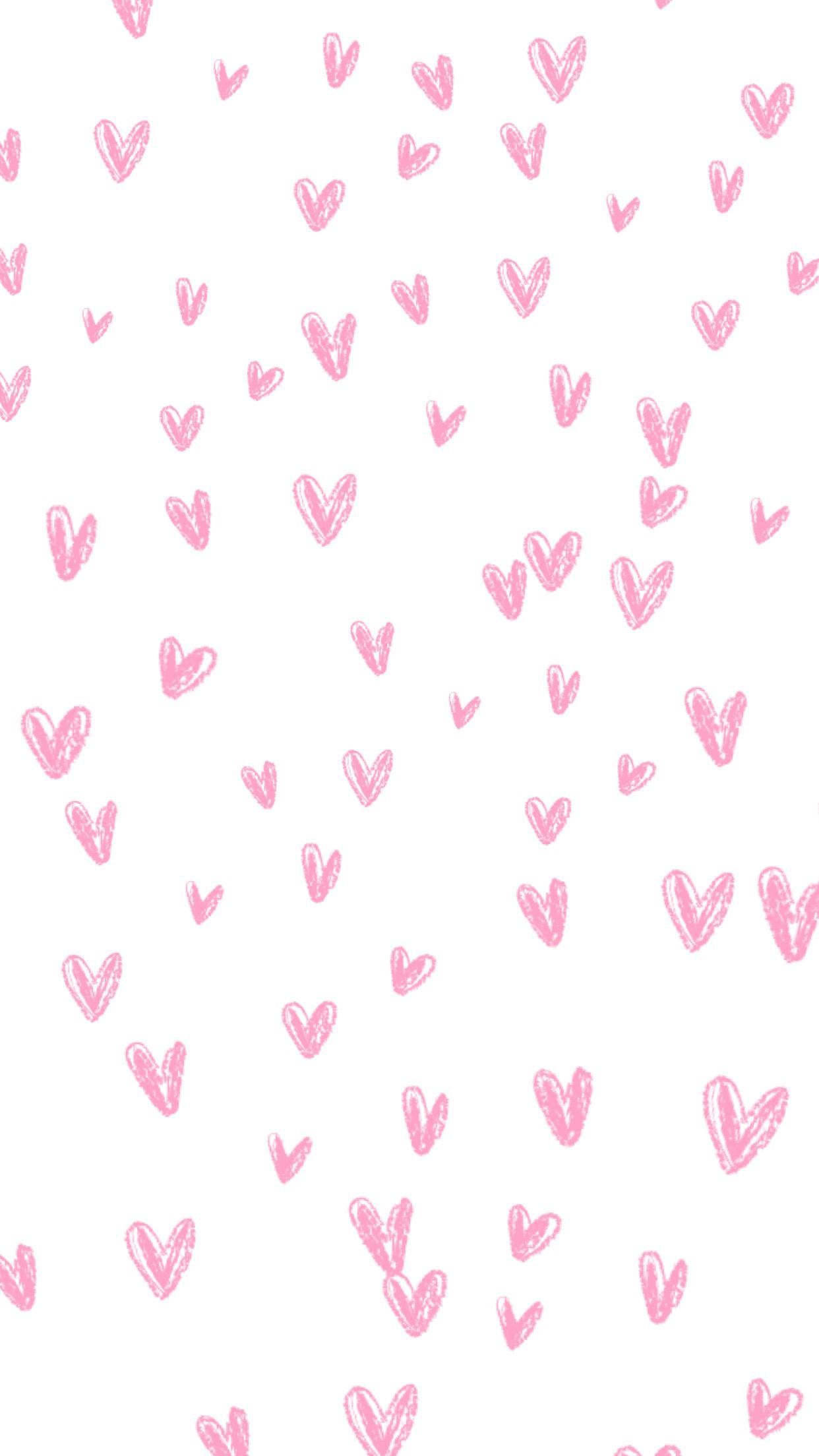 Pink Hearts Background