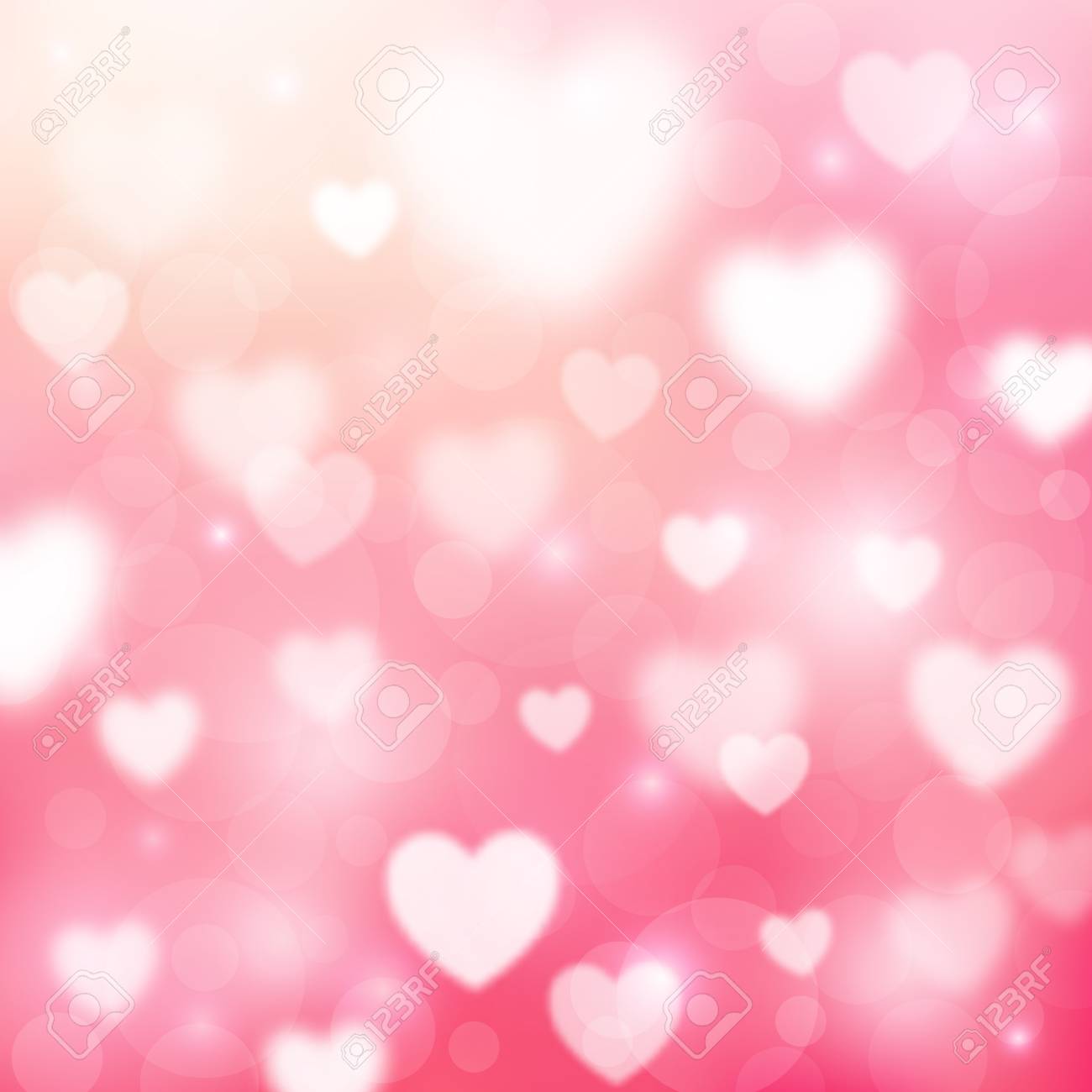 Pink Hearts Background