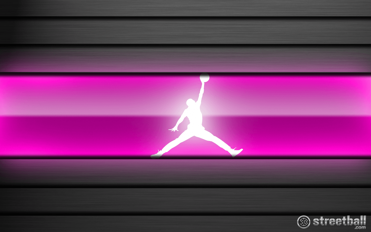 Pink Jordan Logo Wallpapers