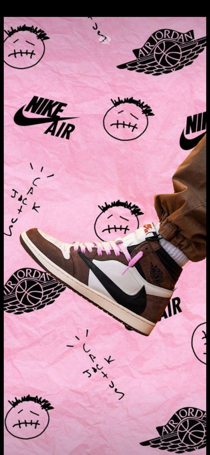 Pink Jordans Shoes Wallpapers