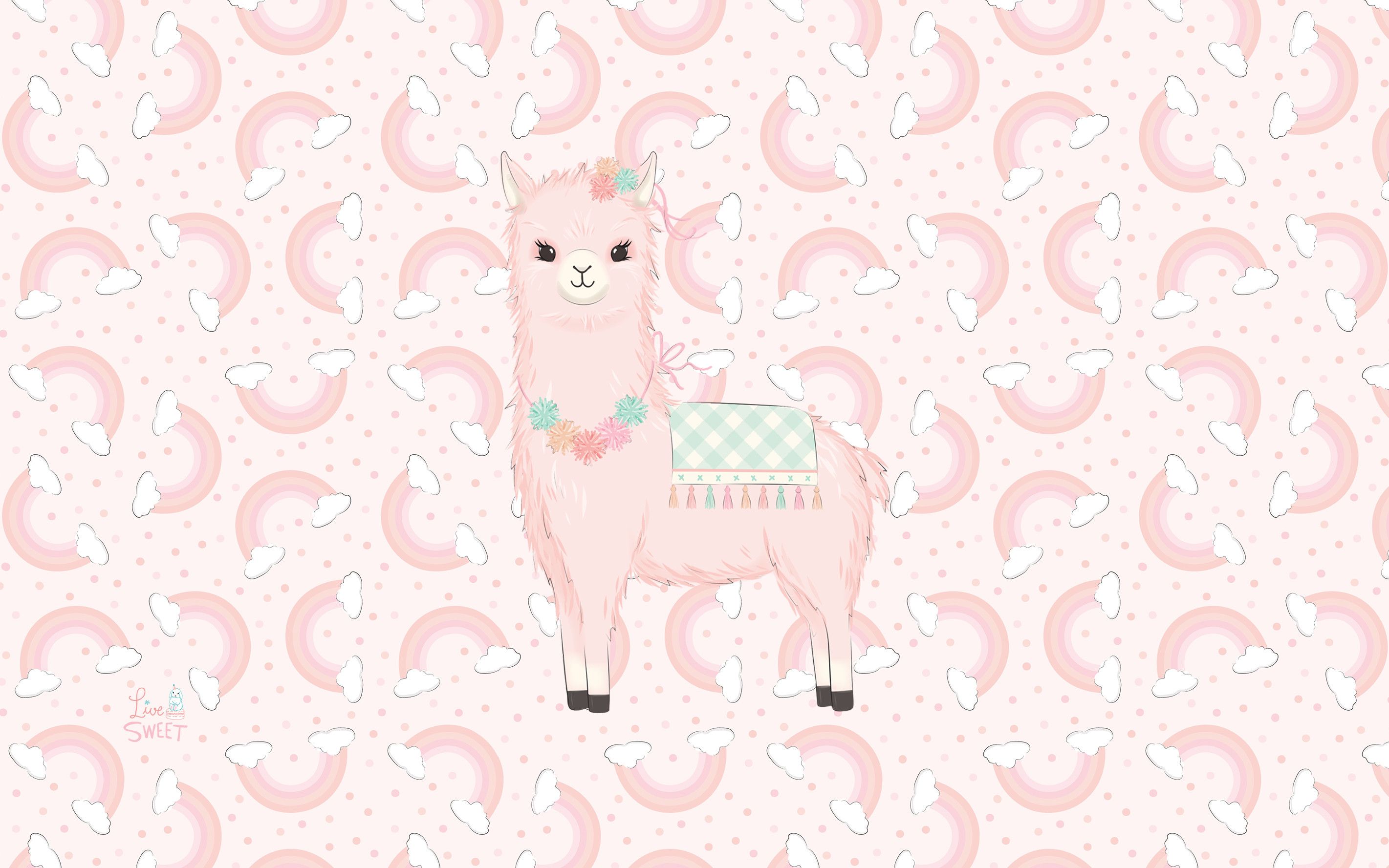 Pink Llama Wallpapers