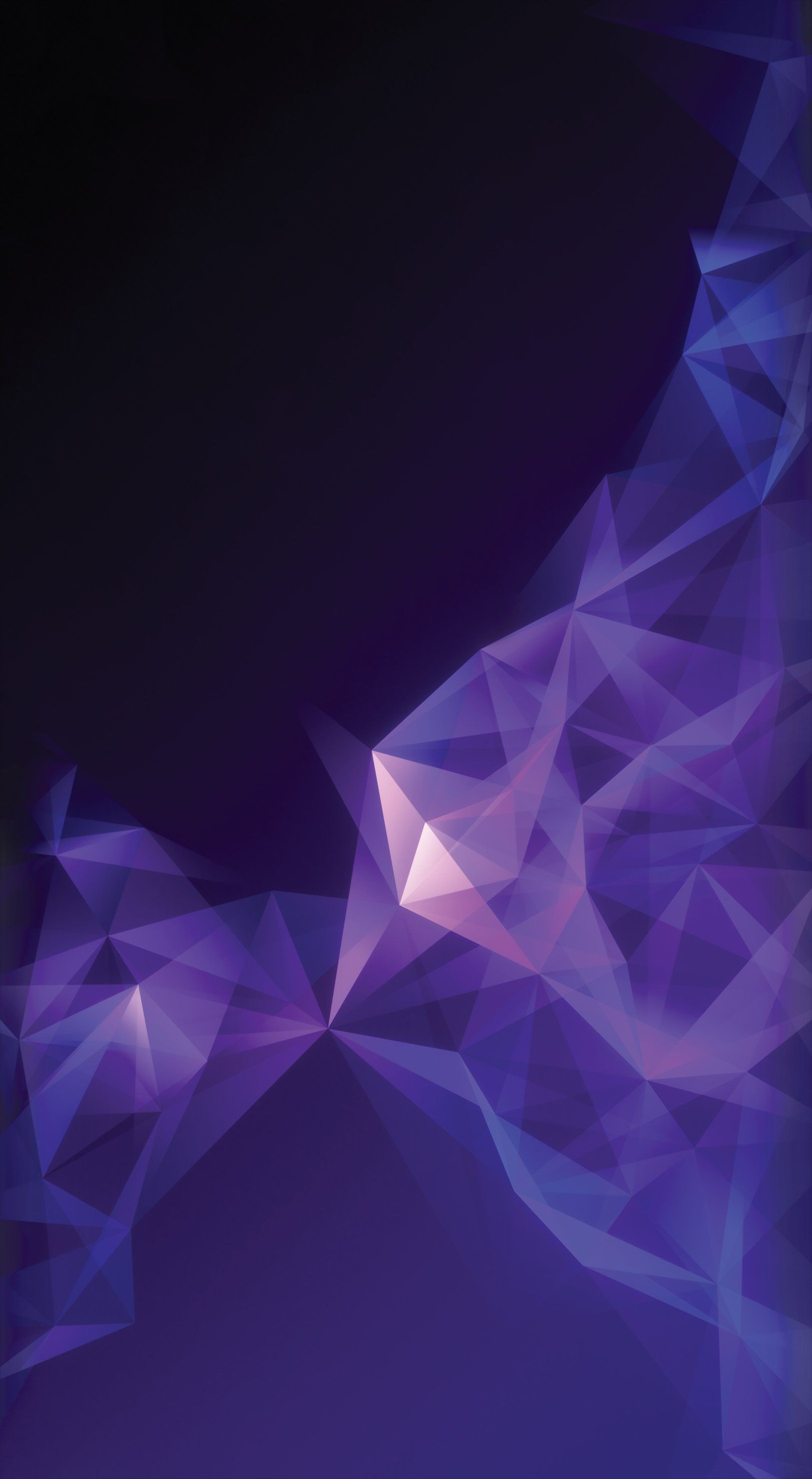 Pink Lowpoly Abstract Samsung Galaxy S9 Stock Wallpapers