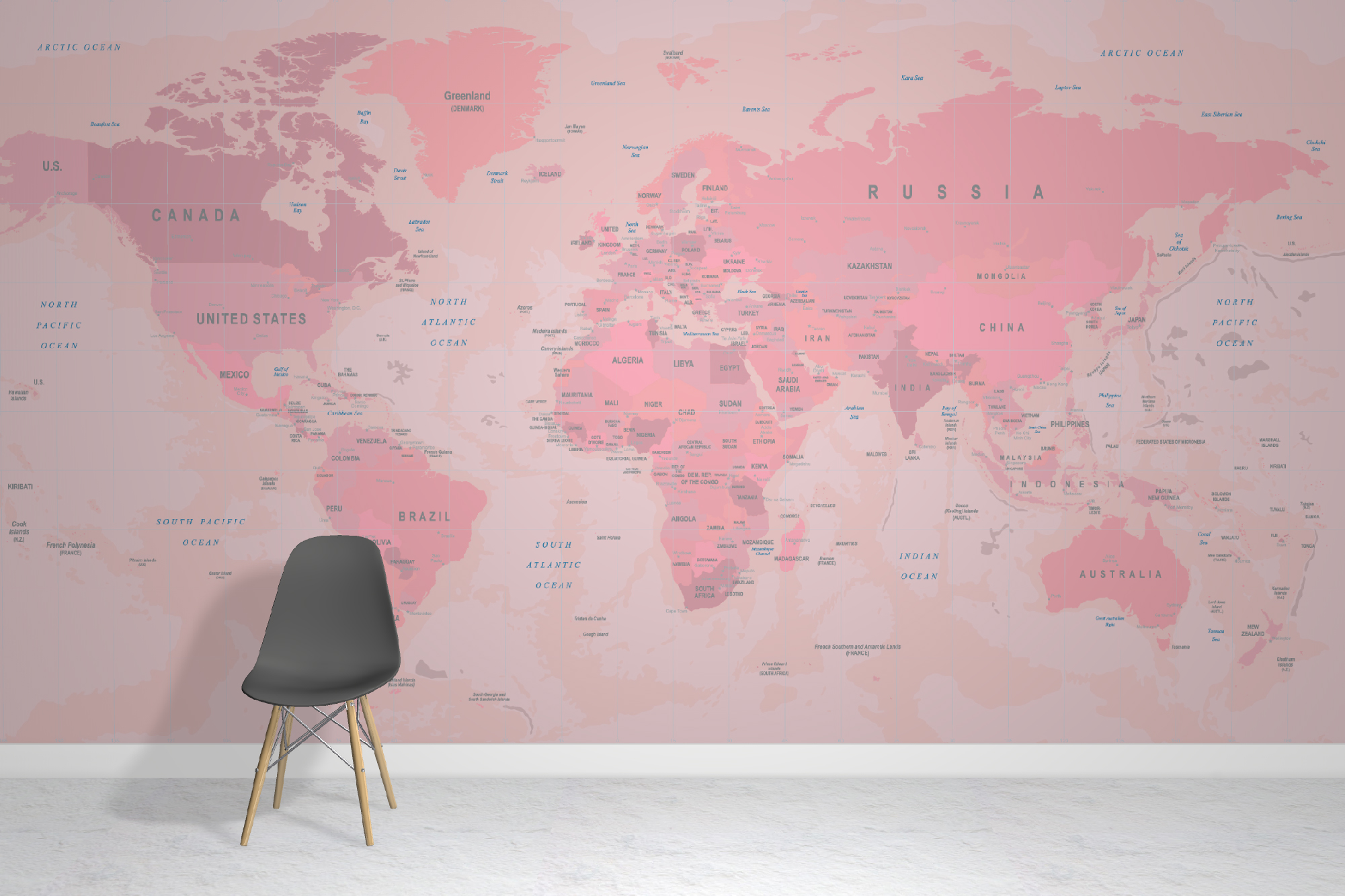 Pink Map Wallpapers