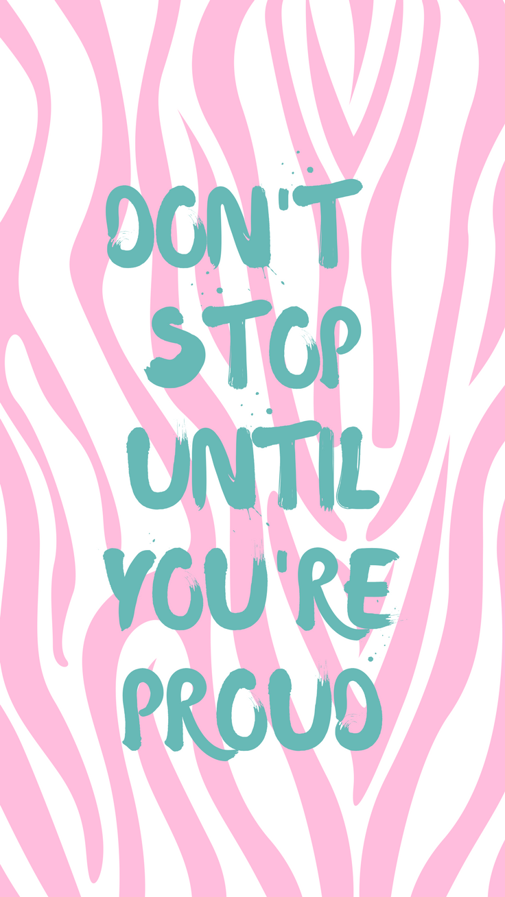 Pink Motivational Quotes Wallpapers