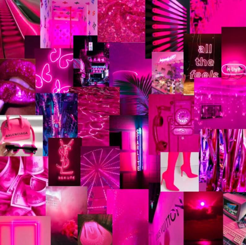 Pink Neon Aesthetic Wallpapers