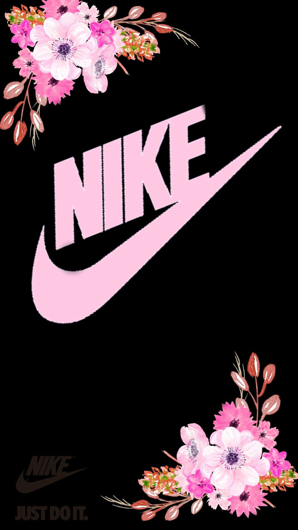 Pink Nike Background